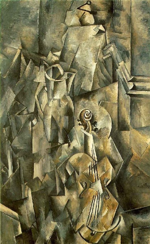 Braque Broc et violon 1910